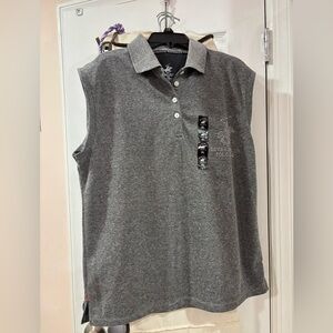 Cute Gray Short Sleeve Beverly Hills Polo Club Size XL